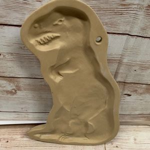 Brown Bag Cookie Art T-Rex